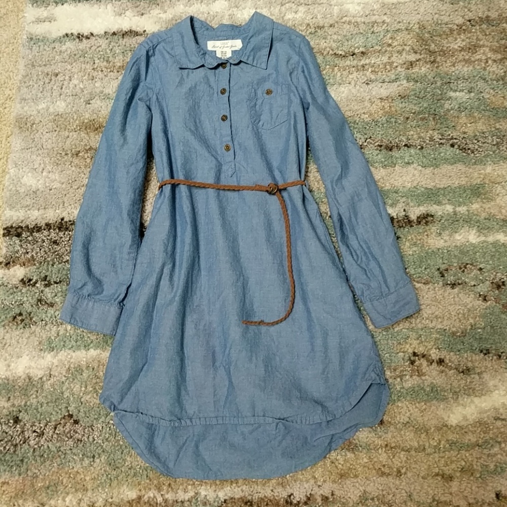 ADORABLE Chambray Shirt Dress!